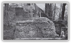 (1898) Norman fortifications revealed during the excavations at Cardiff Castle