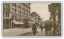 (1920) Queen Street and Dominion Buildings