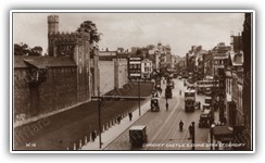 (1940) Cardiff Castle and Duke Street