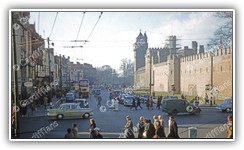 (1958) Cardiff Castle and Castle Street