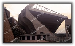 (1990) Cardiff Arms Park (National Stadium) Rugby Ground - View from Westgate Street