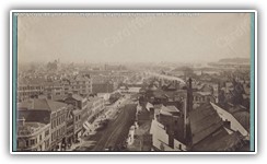 (1890s) Aerial view of the south end of St Mary Street