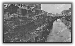 (1949) Churchill Way Canal being covered up (looking towards Guildford Street)