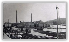 (1912) Ely Paper Mills - Flooded