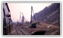 (1973) Demolition of Walnut Tree Viaduct (view from a DMU at Taffs Well)