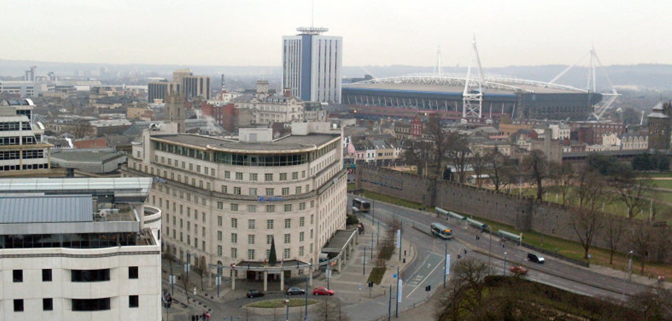 South westerly view of the City Centre City Centre
