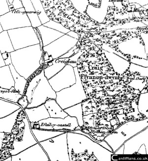 mapofcreigiau1886