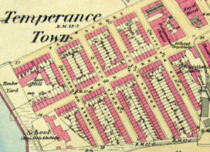 Map of Temperance Town in 1880 temperancetown_1880